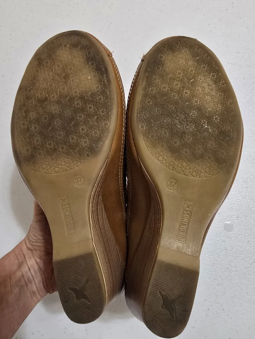 Pikolinos Capri Wedge Slip On Leather Sandals Women’s EU 37 US 6.5-7